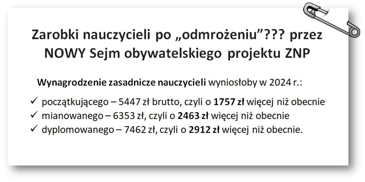 OCZEKUJEMY realizacji obietnic wyborczych